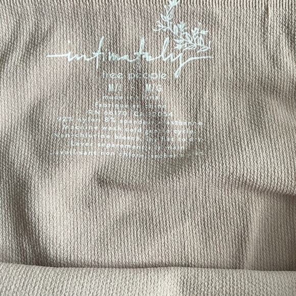 INTIMATELY FREE PEOPLE, SIZE M, SHAPER BODY SUIT, BEIGE - Picture 3 of 3